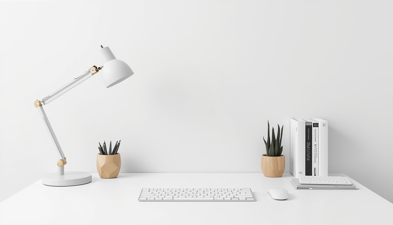 Minimal desk setup illustrating Flowganize Day Blueprint clarity on Xluzarinflox